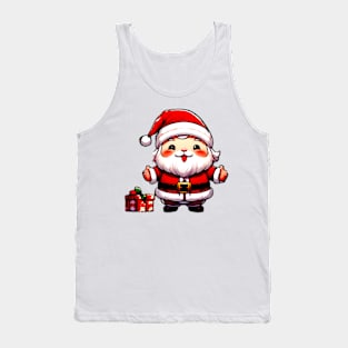 Happy Kawaii Santa Claus 03 Tank Top